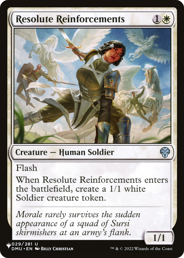 Image of Resolute Reinforcements (LIST-DMU-29) - The List