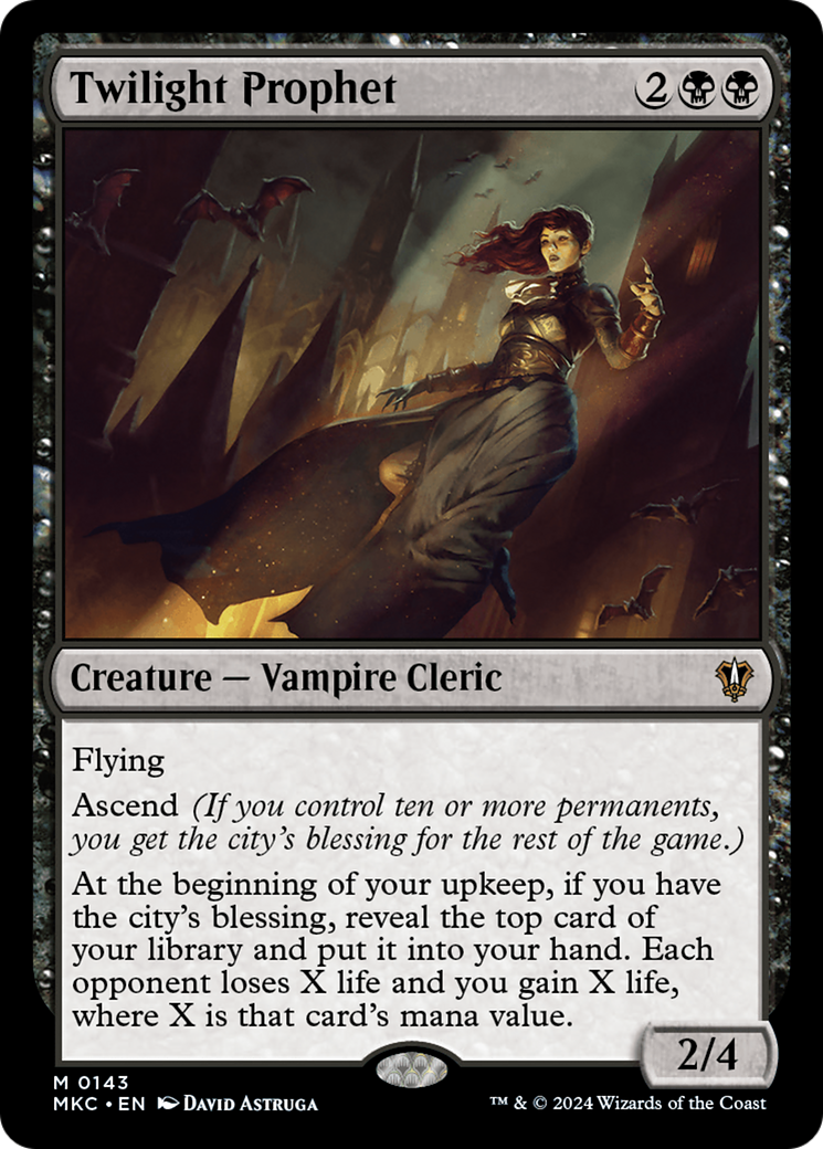Image of Twilight Prophet (MKC-143) - Murders at Karlov Manor Commander
