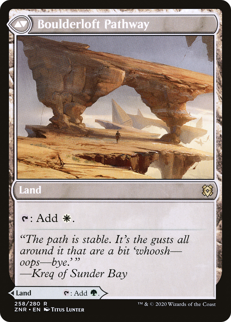 Image of Branchloft Pathway (ZNR-258) - Zendikar Rising Foil