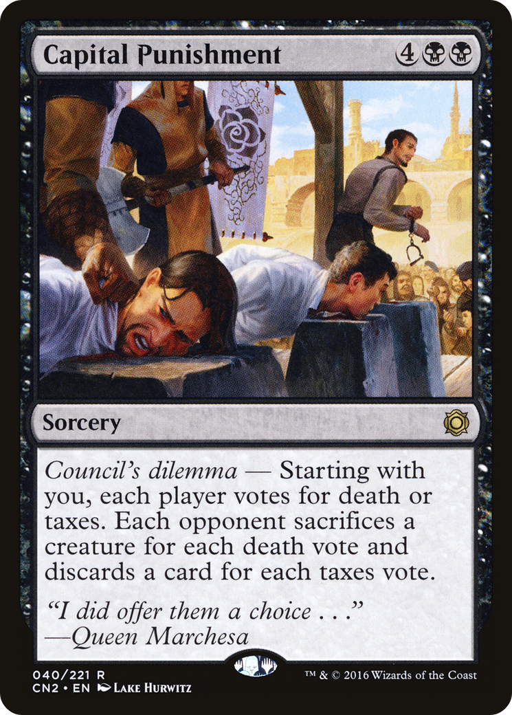 Image of Capital Punishment (CN2-040) - Conspiracy: Take the Crown Foil