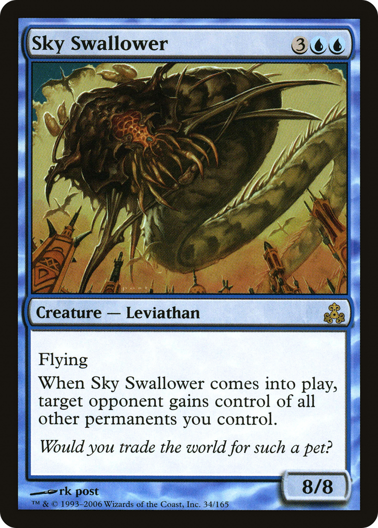 Image of Sky Swallower (GPT-034) - Guildpact Foil