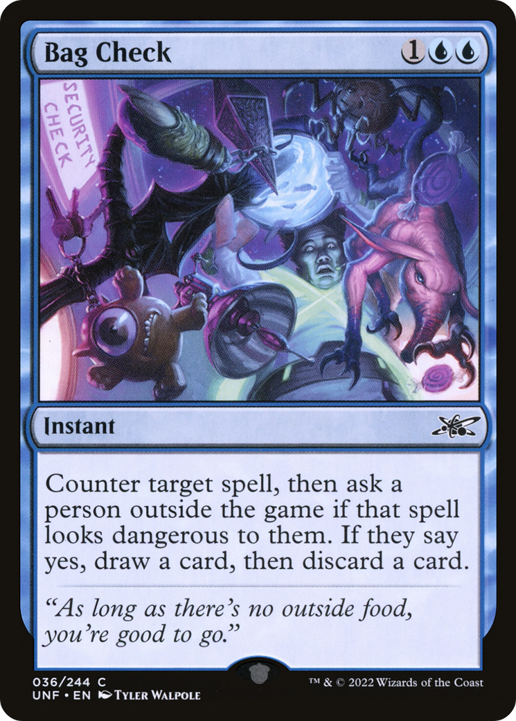Image of Bag Check (UNF-036) - Unfinity Foil