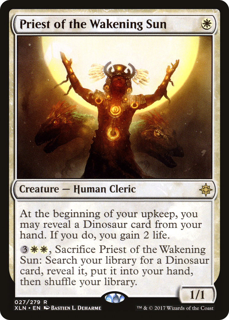 Image of Priest of the Wakening Sun (XLN-027) - Ixalan Foil