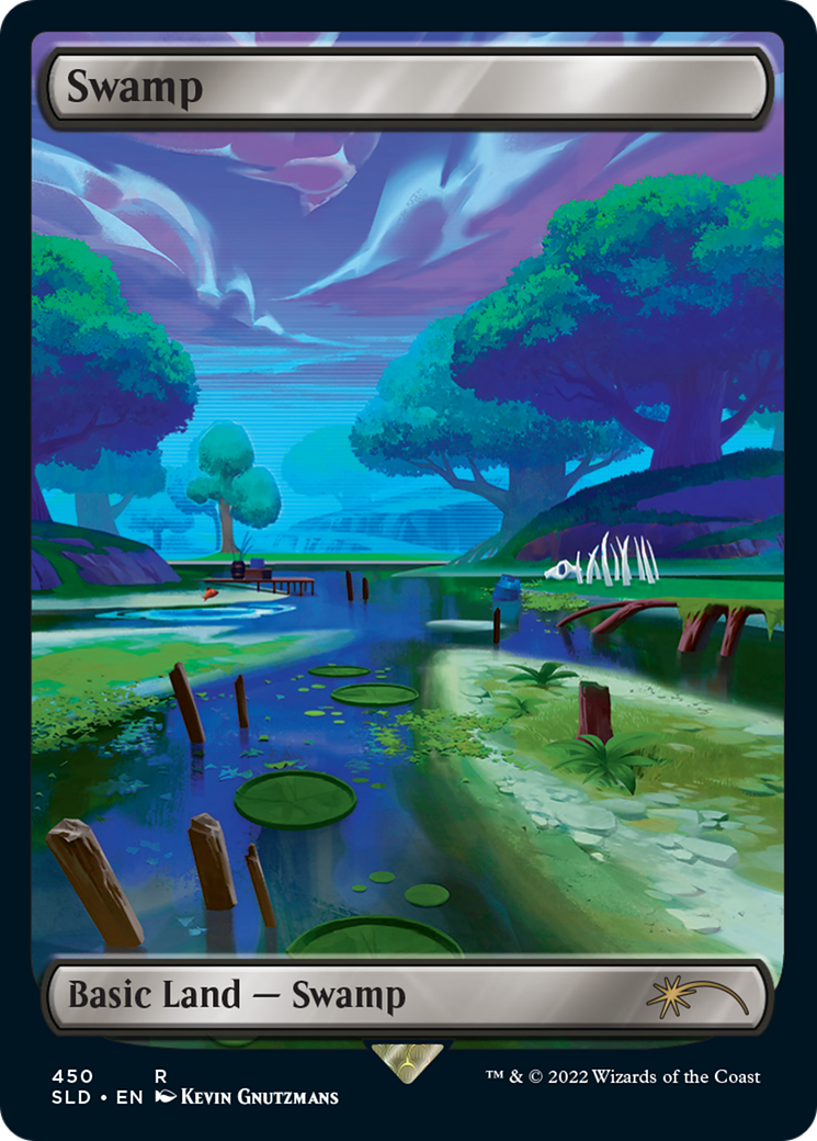 Image of Swamp (450) (SLD-450) - Secret Lair Drop Foil