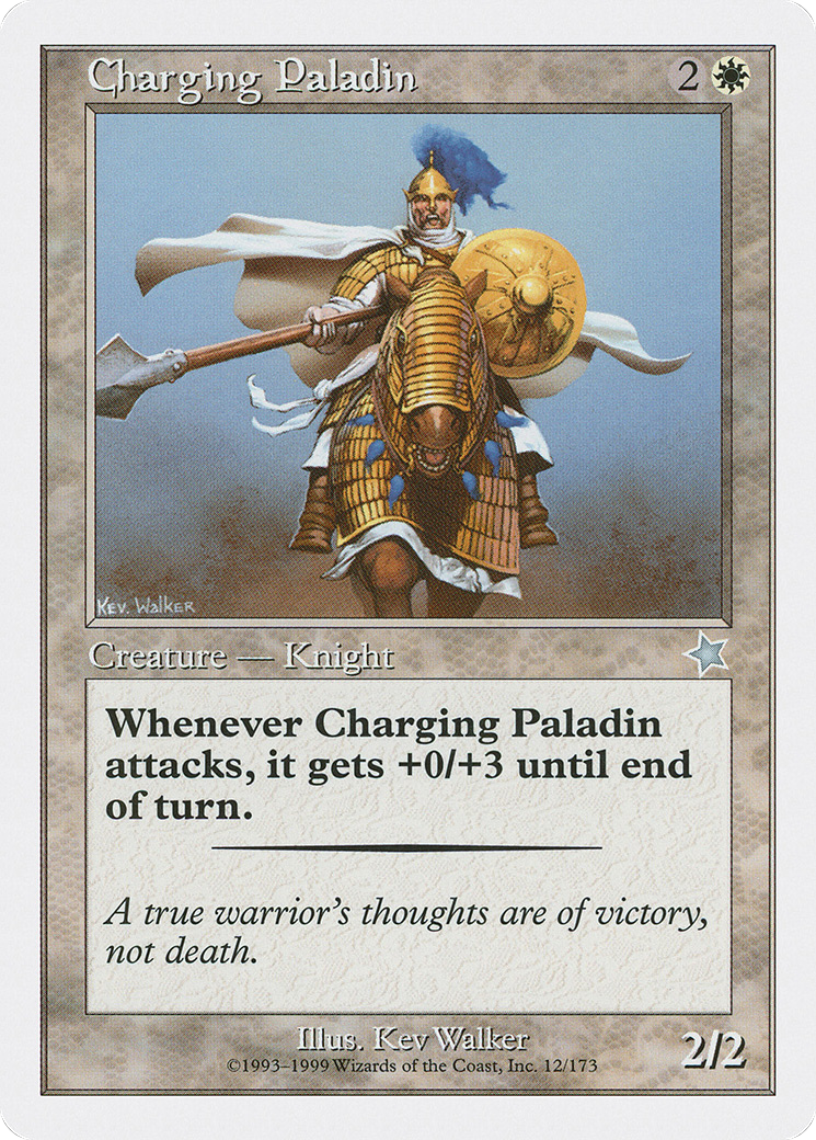 Image of Charging Paladin (S99-012) - Starter 1999