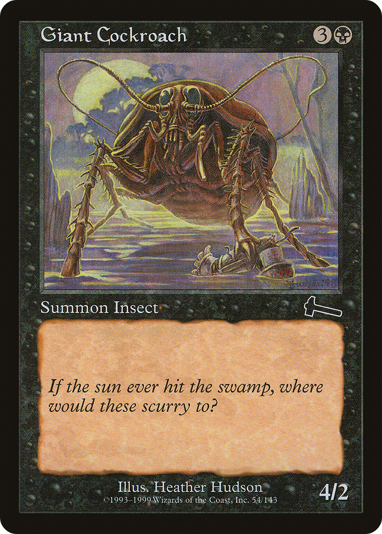 Image of Giant Cockroach (ULG-054) - Urza's Legacy Foil