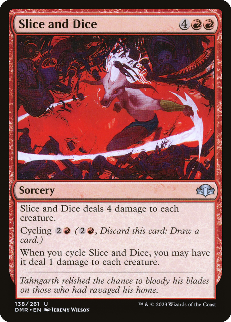 Image of Slice and Dice (DMR-138) - Dominaria Remastered Foil