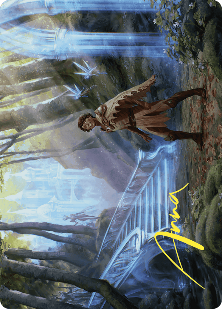 Image of Into the Fae Court // Into the Fae Court (AWOE-007) - Wilds of Eldraine Art Series (Borderless) Foil