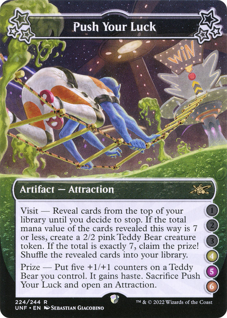 Image of Push Your Luck (4-5-6) (UNF-224) - Unfinity Foil