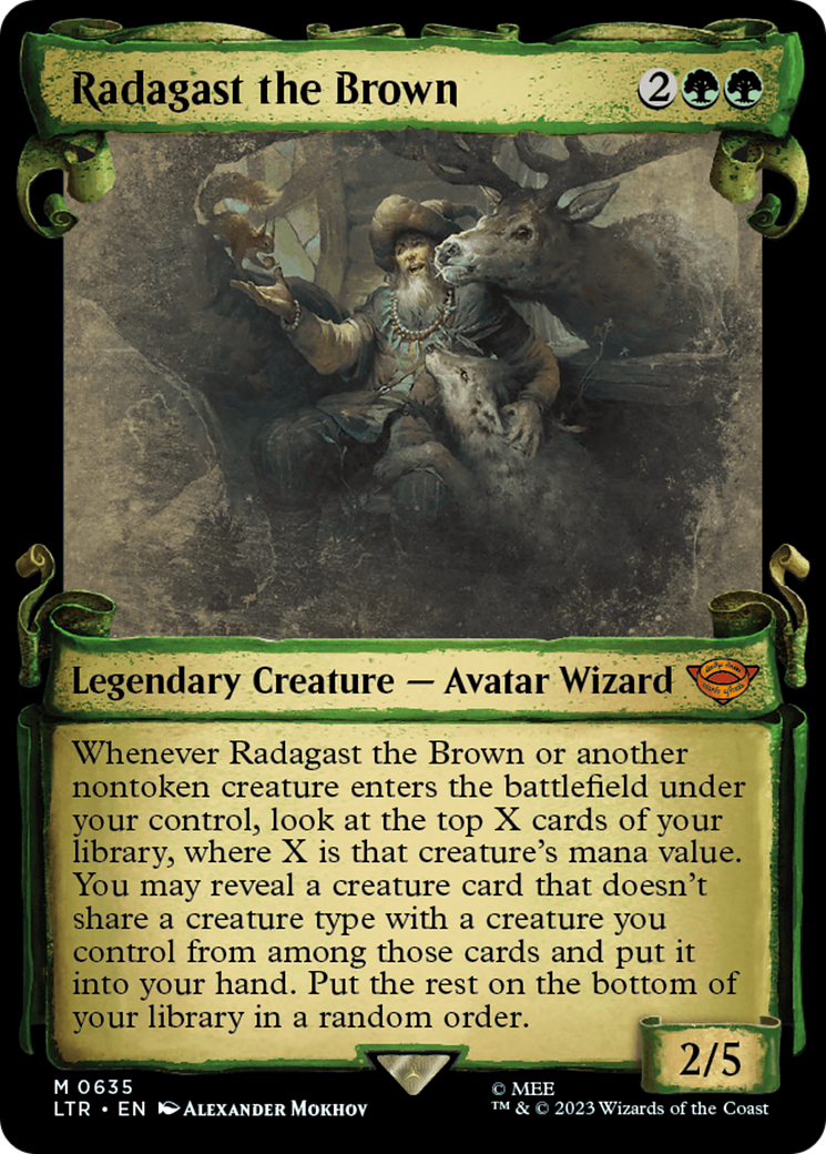 Image of Radagast the Brown (Showcase Scrolls) (LTR-635) - The Lord of the Rings: Tales of Middle-earth: (Showcase)