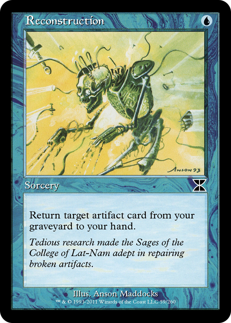 Image of Reconstruction (ME4-059) - Masters Edition IV Foil
