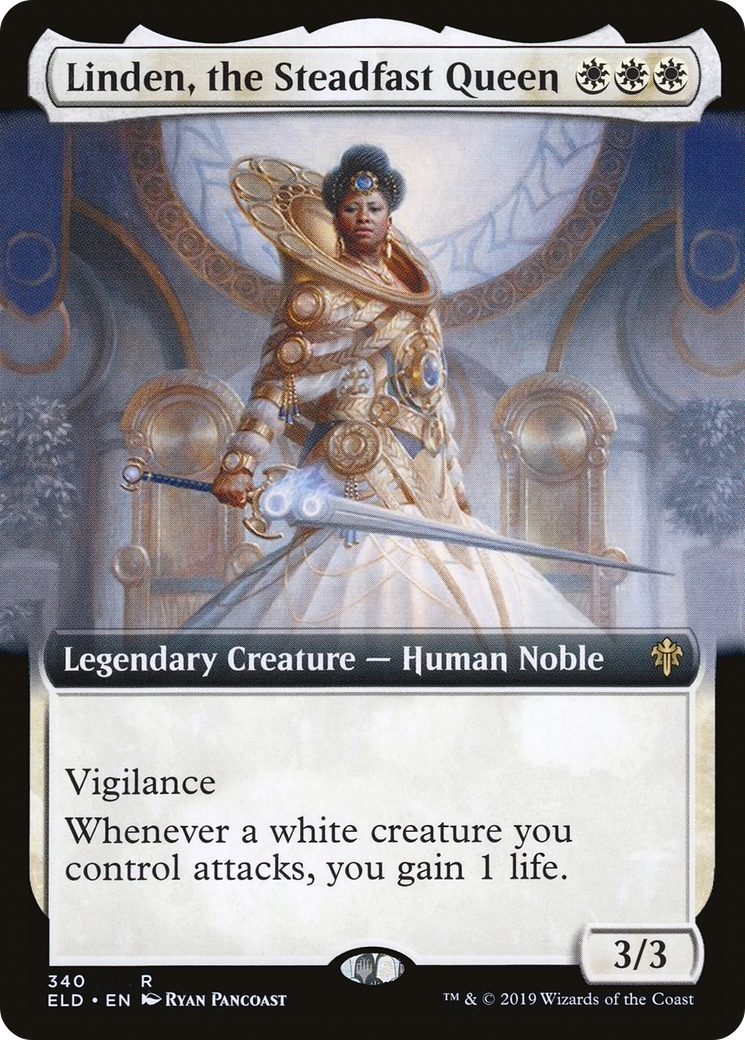 Image of Linden, the Steadfast Queen (Extended Art) (ELD-340) - Throne of Eldraine: (Extended Art)