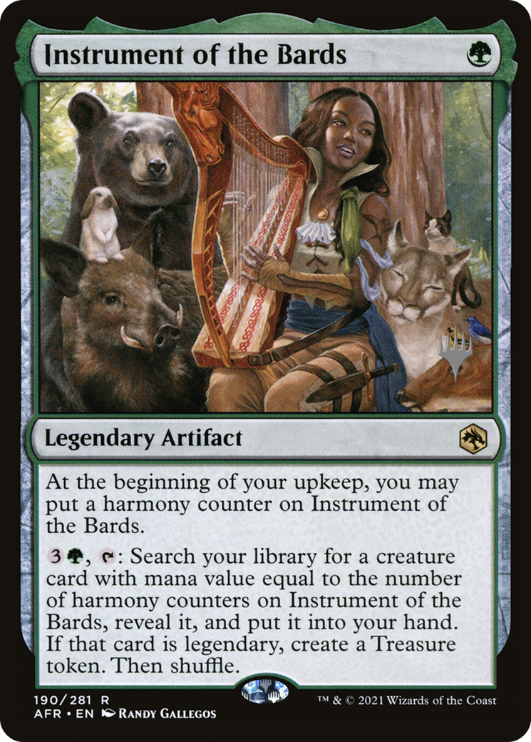 Image of Instrument of the Bards (PPAFR-190) - Adventures in the Forgotten Realms Promos
