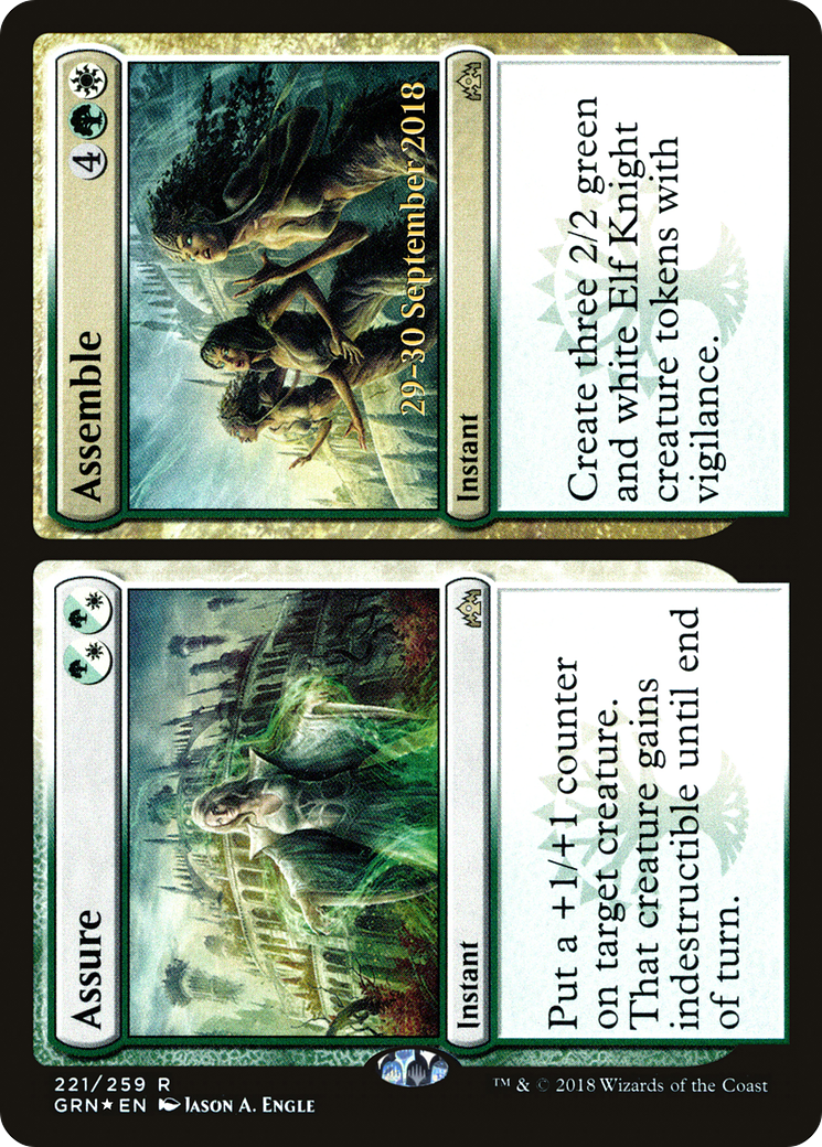 Image of Assure // Assemble (PRE-221) - Guilds of Ravnica Promos Foil