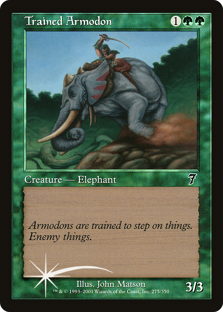 Image of Trained Armodon (7ED-275) - 7th Edition