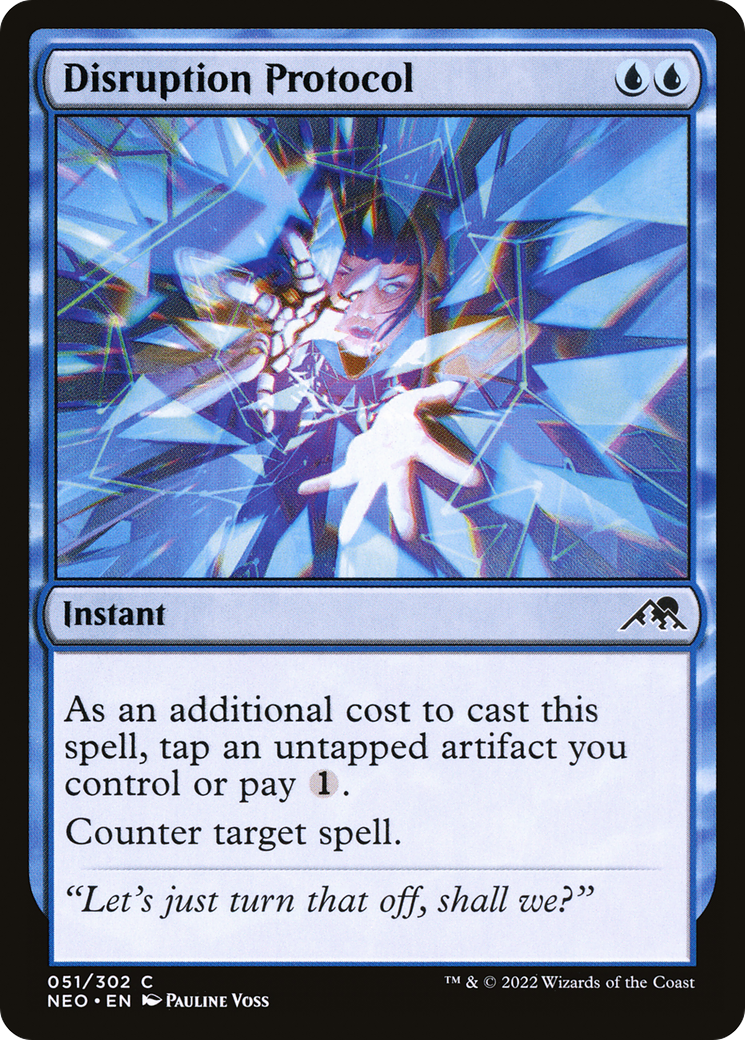 Image of Disruption Protocol (NEO-051) - Kamigawa: Neon Dynasty