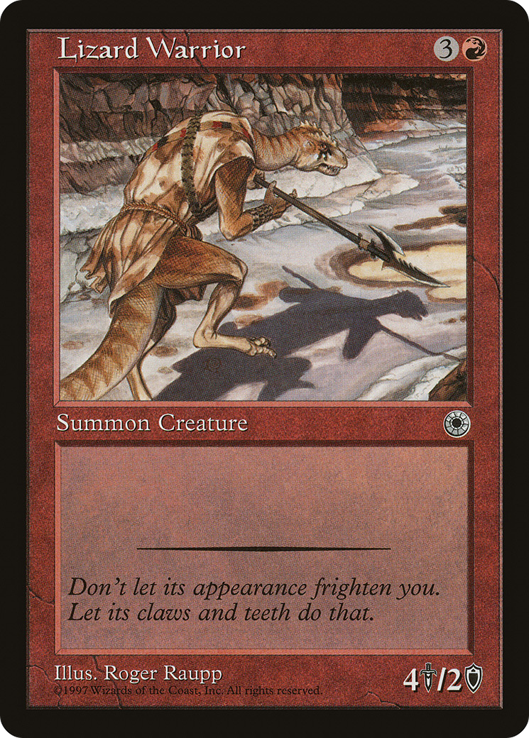 Image of Lizard Warrior (POR-) - Portal