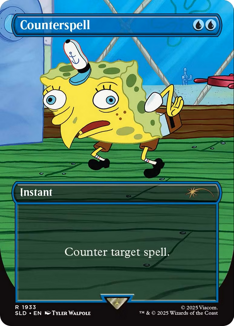 Image of Counterspell (1933) (SLD-1933) - Secret Lair Drop (Borderless)