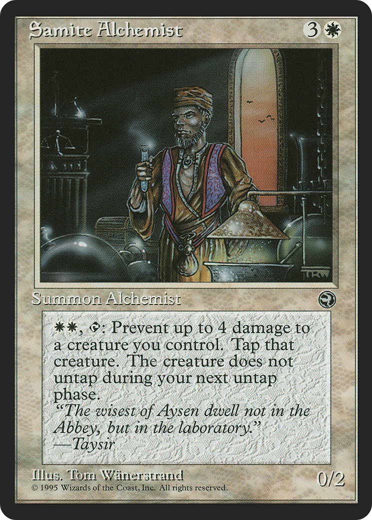 Image of Samite Alchemist [Version 2] (HML-013) - Homelands