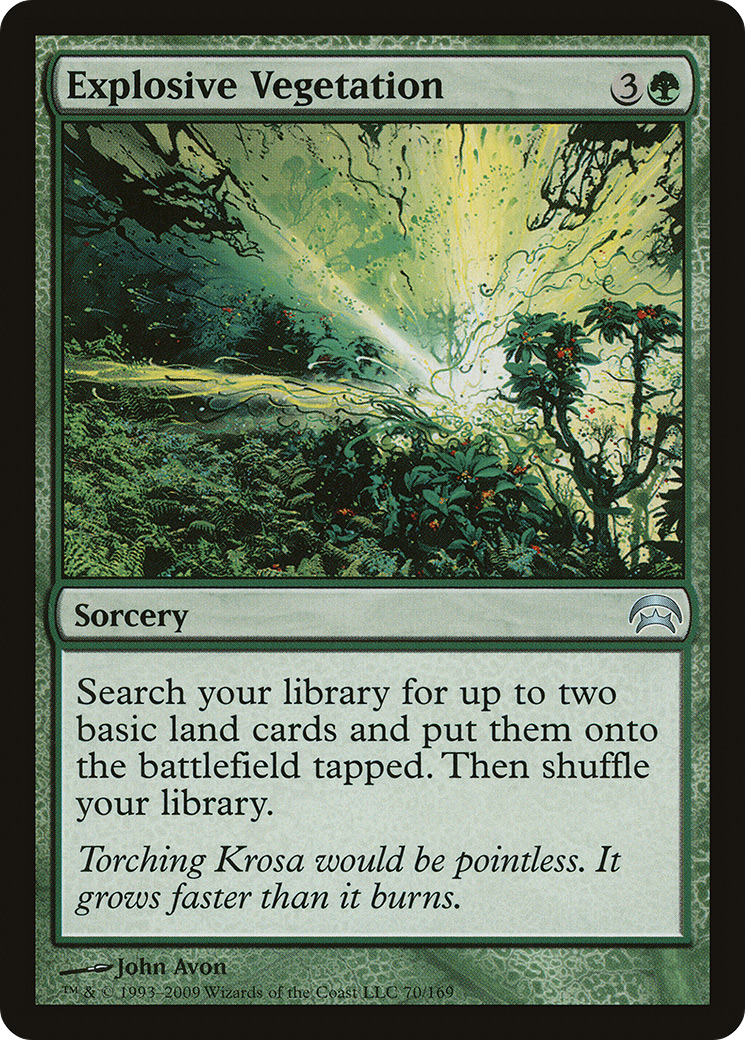 Image of Explosive Vegetation (HOP-070) - Planechase