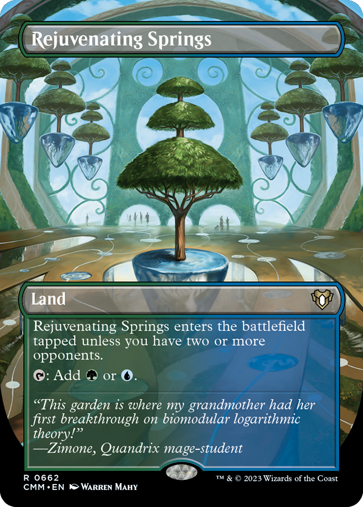 Image of Rejuvenating Springs (Borderless) (CMM-662) - Commander Masters (Borderless) Foil