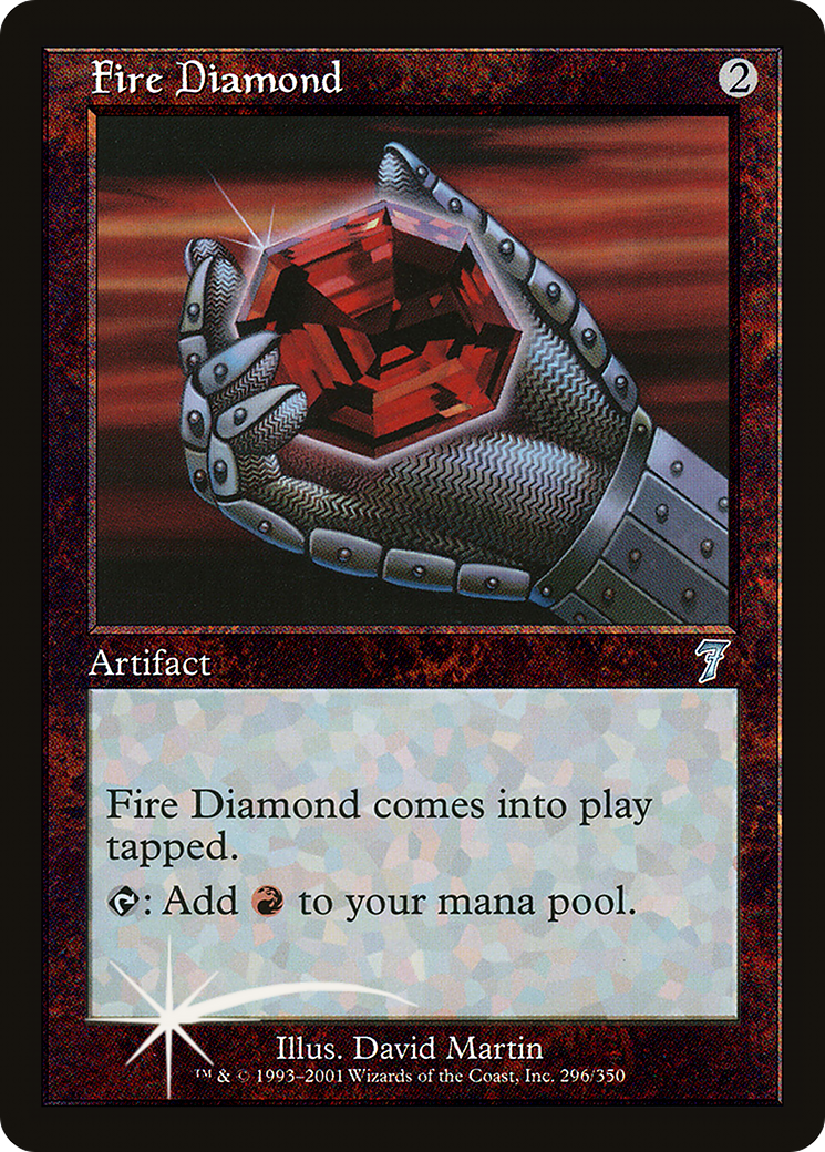 Image of Fire Diamond (7ED-296) - 7th Edition
