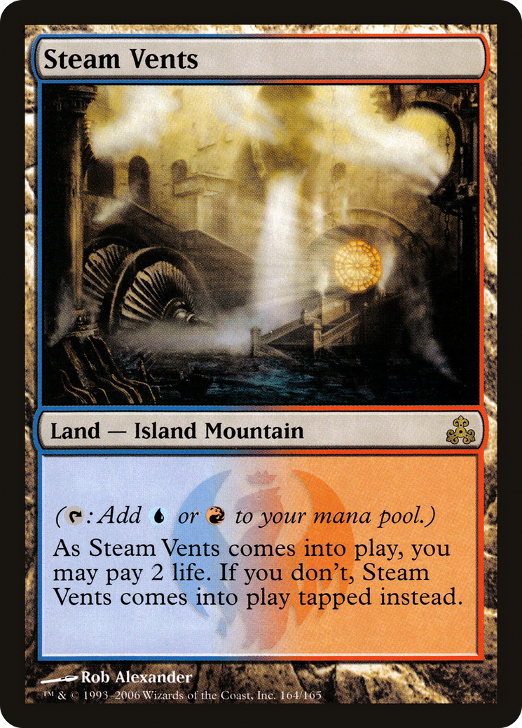 Image of Steam Vents (GPT-164) - Guildpact Foil