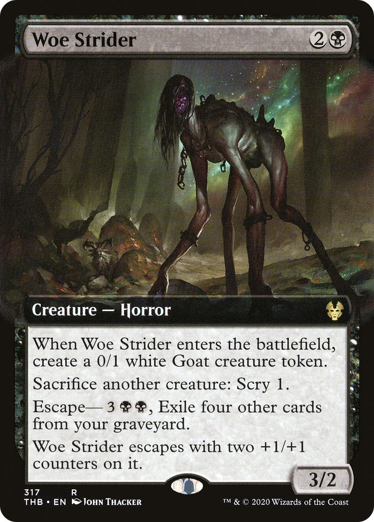 Image of Woe Strider (Extended Art) (THB-317) - Theros Beyond Death: (Extended Art)