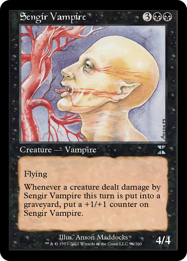 Image of Sengir Vampire (ME4-096) - Masters Edition IV Foil