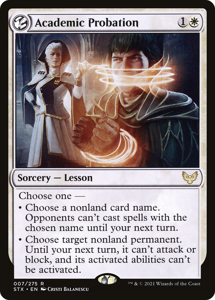Image of Academic Probation (STX-007) - Strixhaven: School of Mages: (lesson) Foil