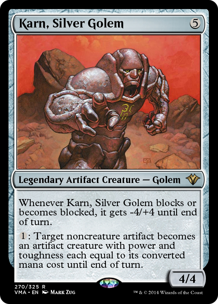 Image of Karn, Silver Golem (VMA-270) - Vintage Masters