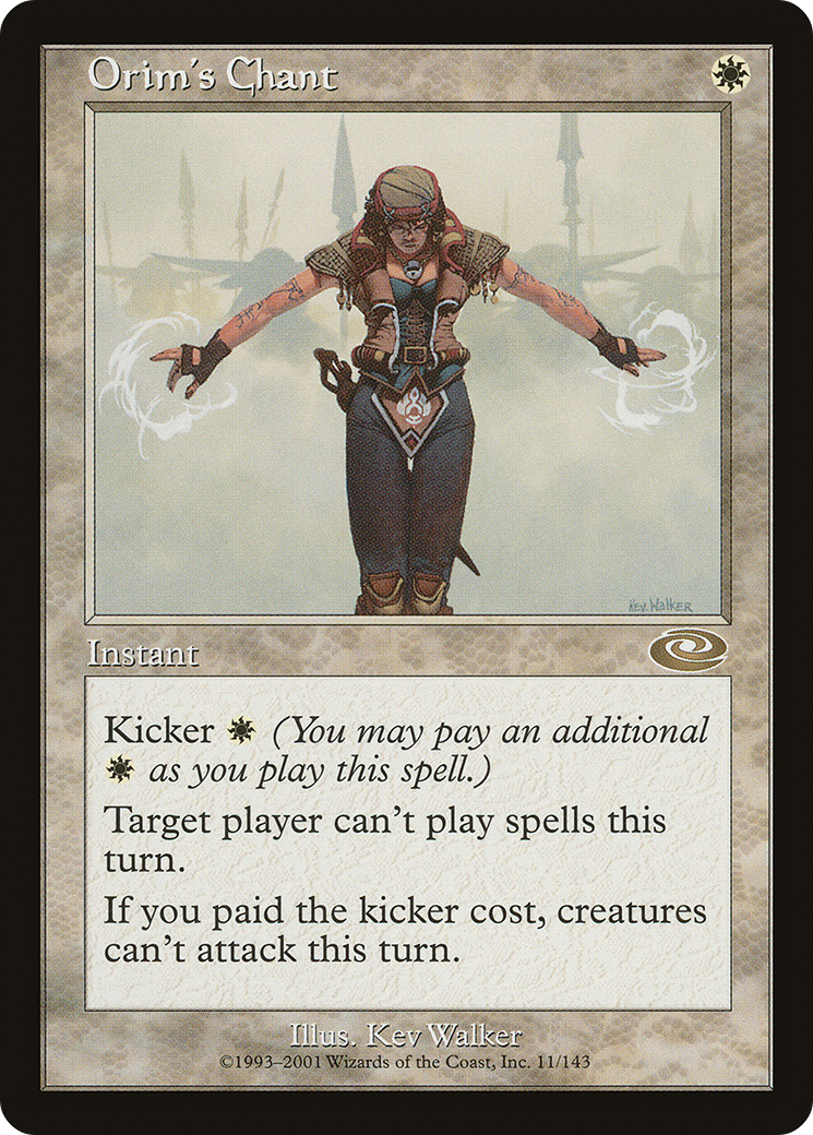 Image of Orim's Chant (PLS-011) - Planeshift Foil