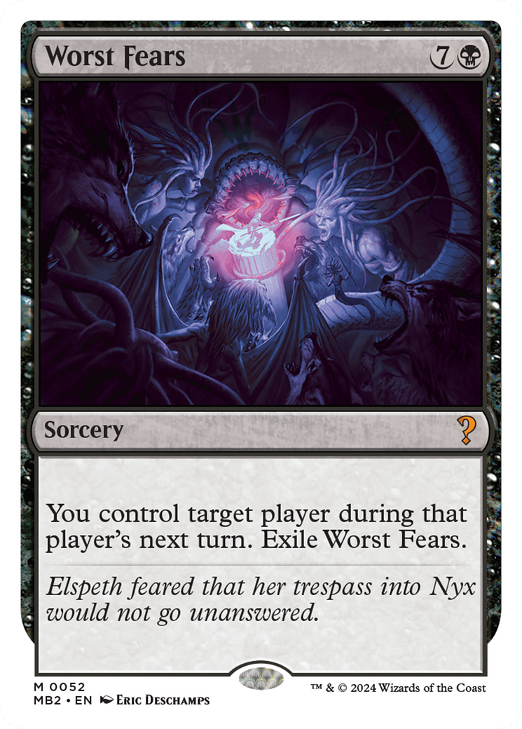 Image of Worst Fears (White Border) (MB2-052) - Mystery Booster 2