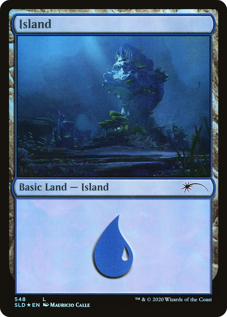 Image of Island (548) (SLD-548) - Secret Lair Drop Foil