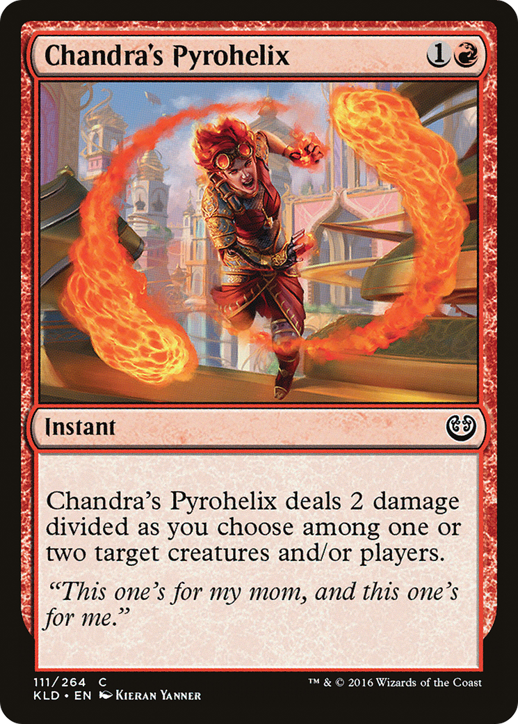 Image of Chandra's Pyrohelix (KLD-111) - Kaladesh Foil