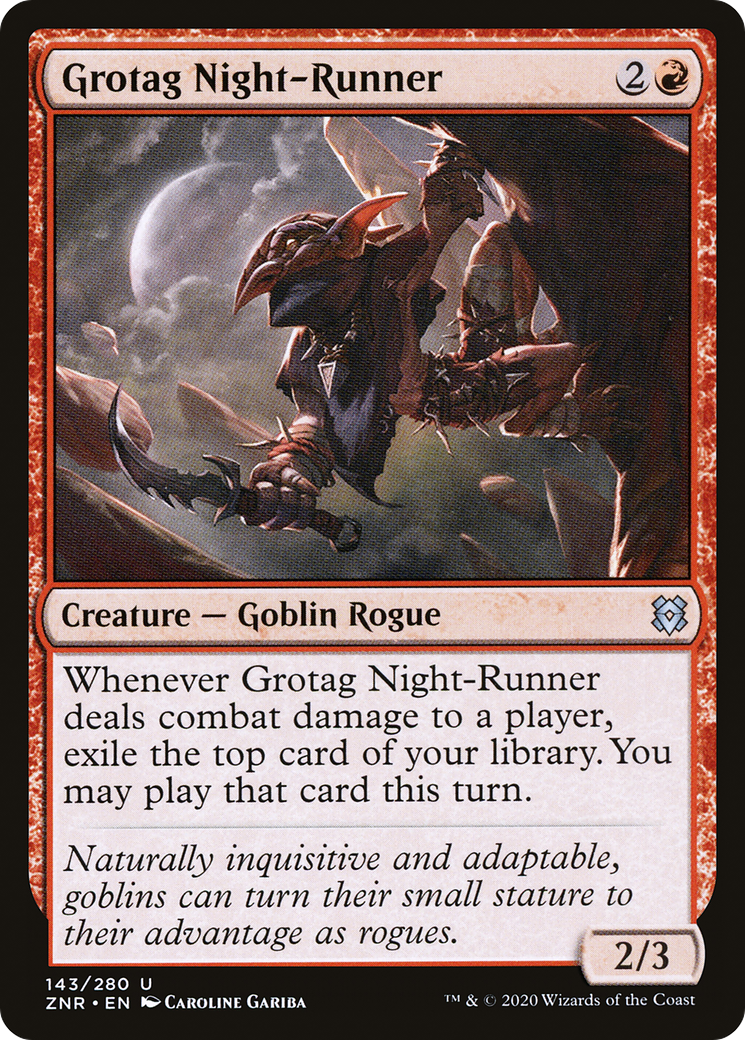 Image of Grotag Night-Runner (ZNR-143) - Zendikar Rising