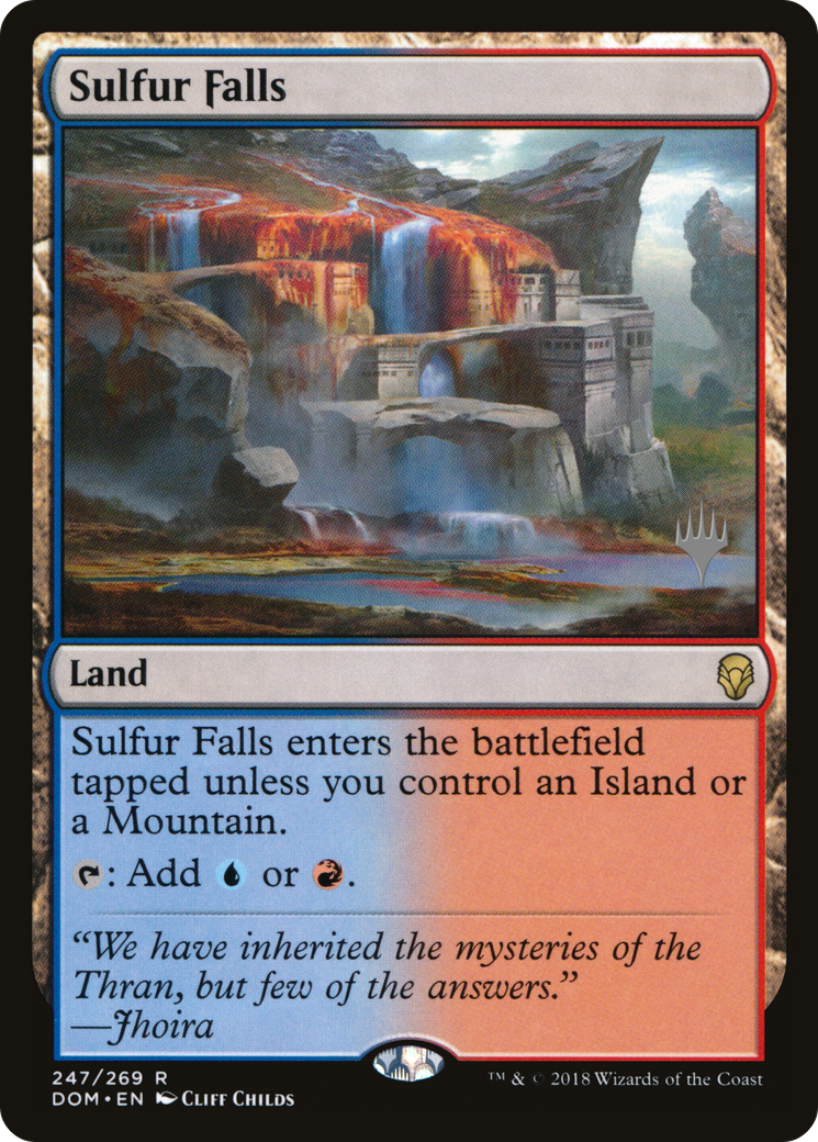Image of Sulfur Falls (PPM20-247) - Dominaria Promos Foil