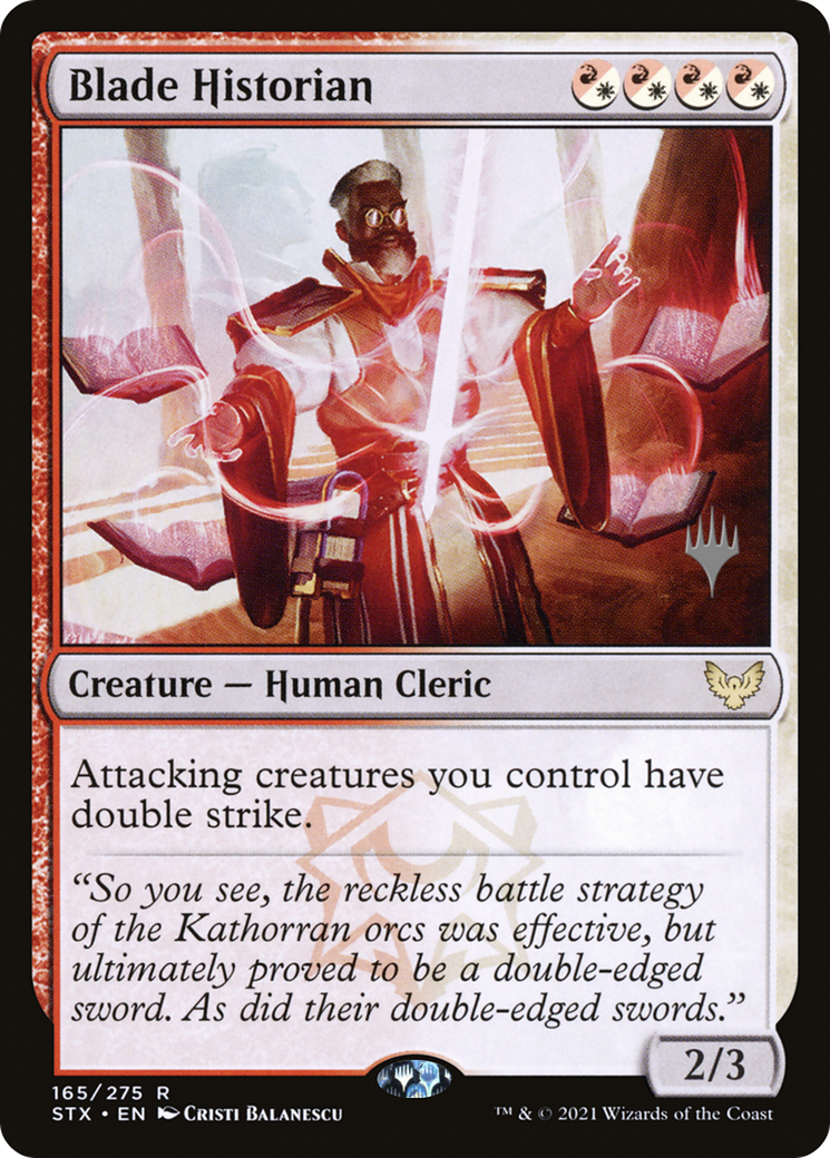Image of Blade Historian (PPSTX-165) - Strixhaven: School of Mages Promos Foil