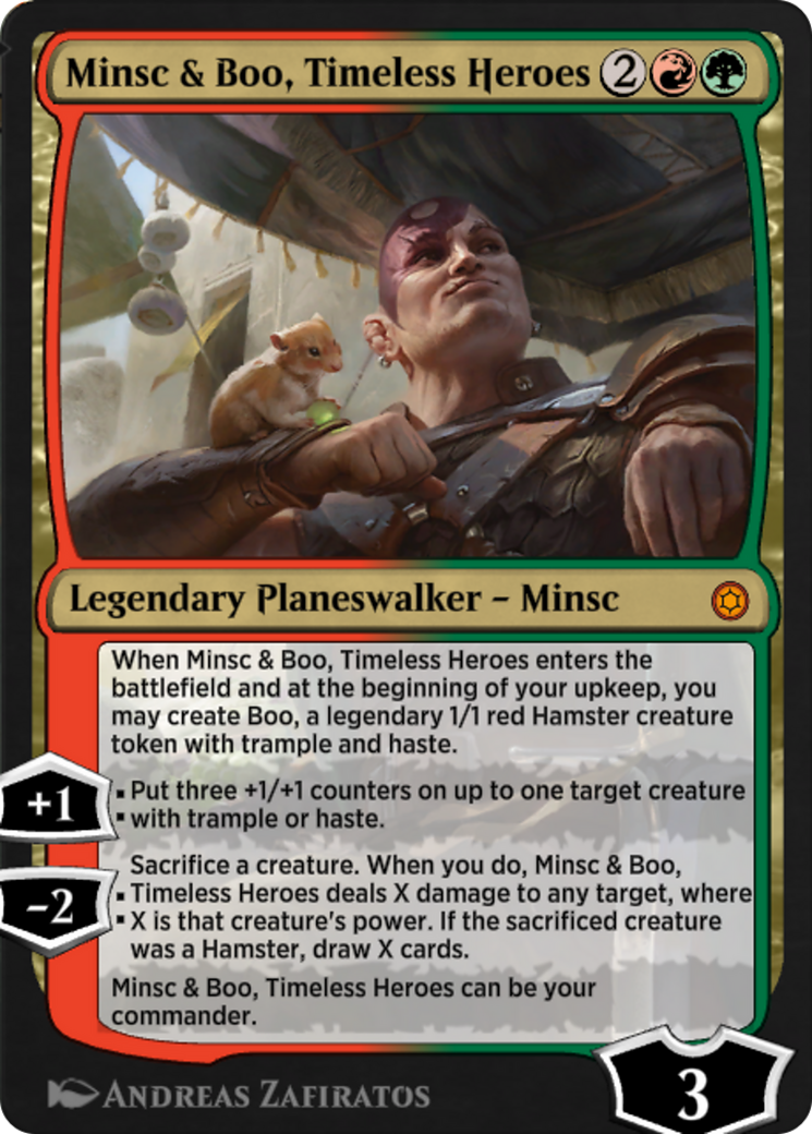 Image of Minsc & Boo, Timeless Heroes (HBG-243) - Alchemy Horizons: Baldur's Gate