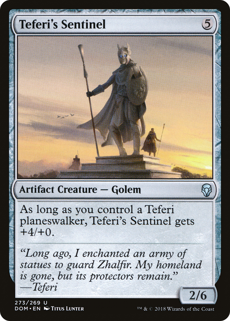 Image of Teferi's Sentinel (DOM-273) - Dominaria
