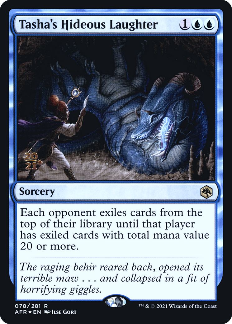 Image of Tasha's Hideous Laughter (PRE-078) - Adventures in the Forgotten Realms Promos Foil