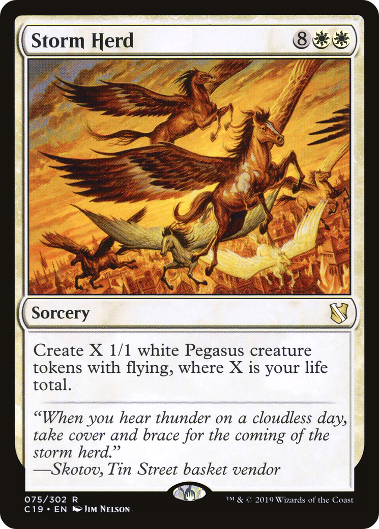 Image of Storm Herd (C19-075) - Commander 2019