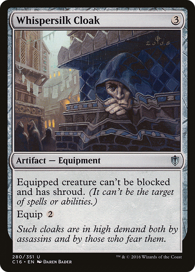 Image of Whispersilk Cloak (C16-280) - Commander 2016