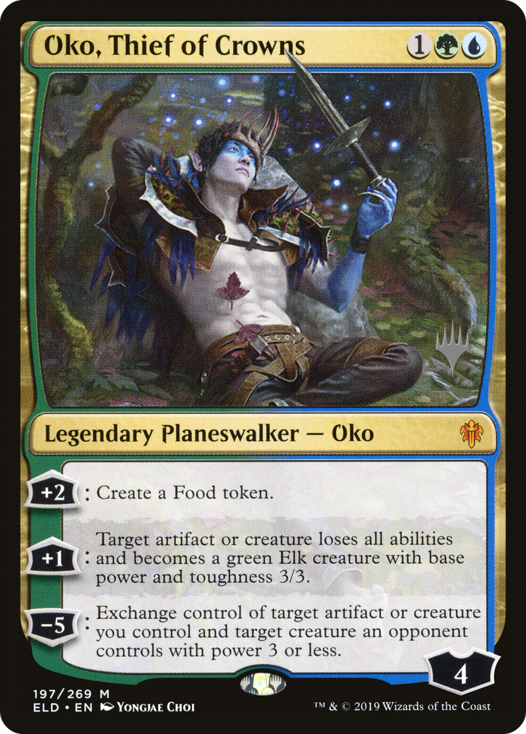 Image of Oko, Thief of Crowns (PPELD-197P) - Throne of Eldraine Promos