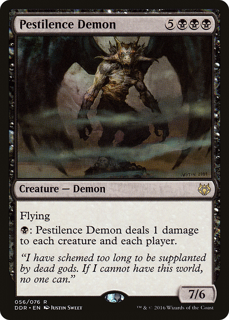 Image of Pestilence Demon (DDR-056) - Duel Decks: Nissa vs. Ob Nixilis