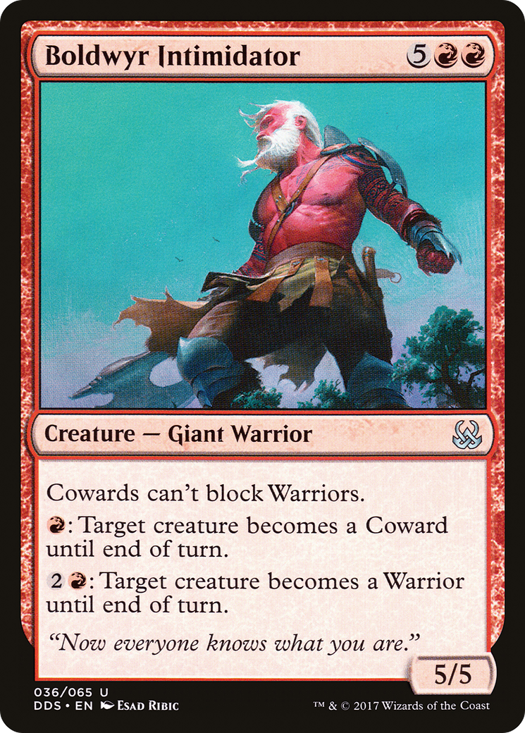 Image of Boldwyr Intimidator (DDS-036) - Duel Decks: Mind vs. Might