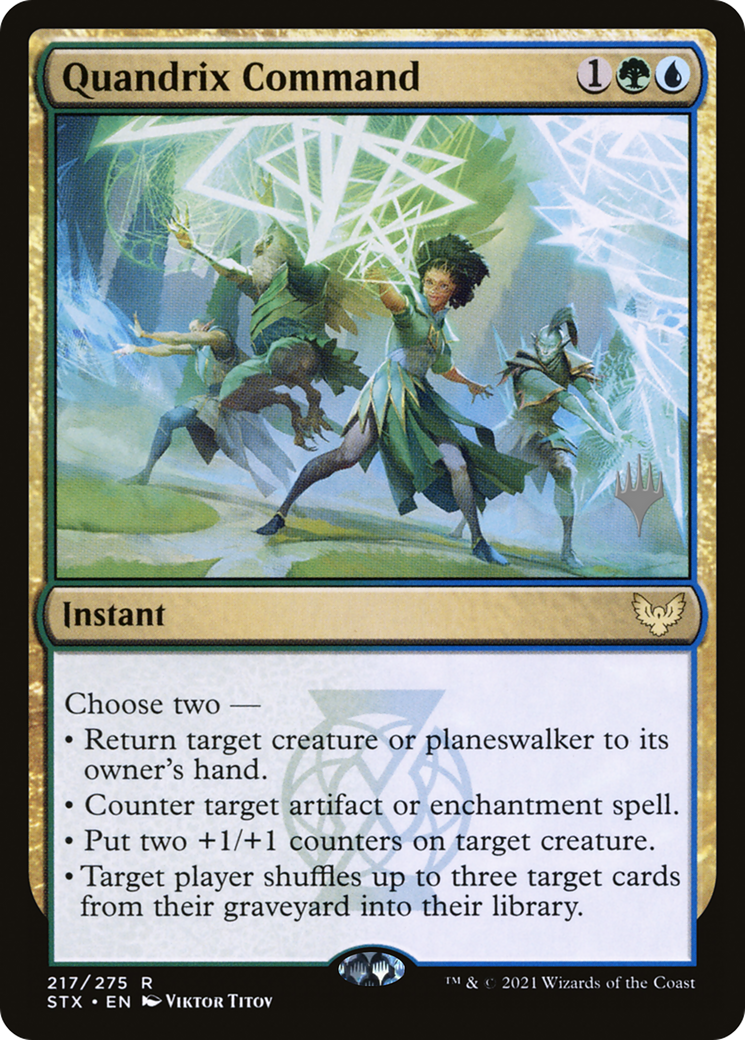 Image of Quandrix Command (PPSTX-217P) - Strixhaven: School of Mages Promos Foil