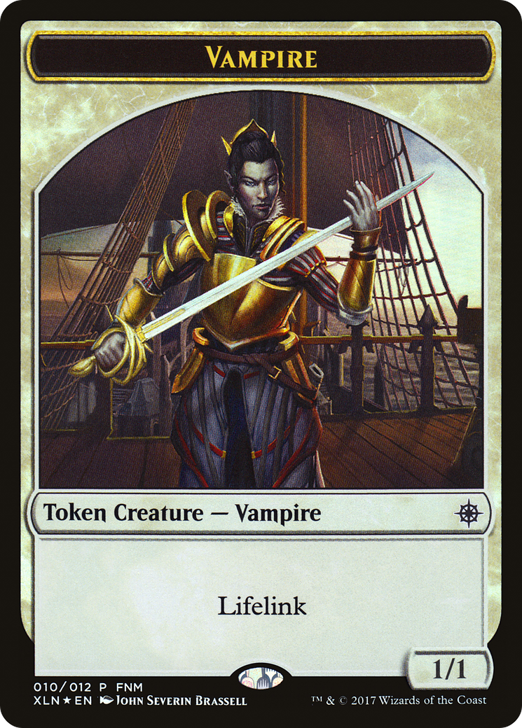 Image of Vampire // Treasure (010) Token (FNM-010) - Friday Night Magic 2017 Foil
