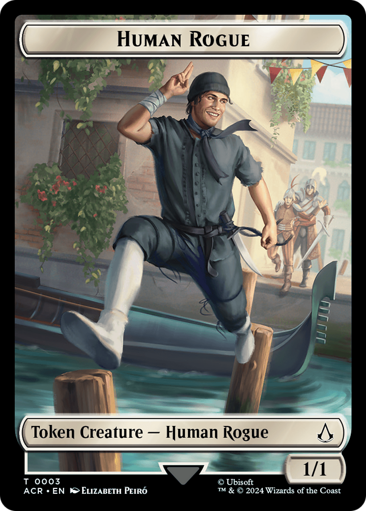 Image of Human Rogue Token (ACR-003) - Assassin's Creed Tokens