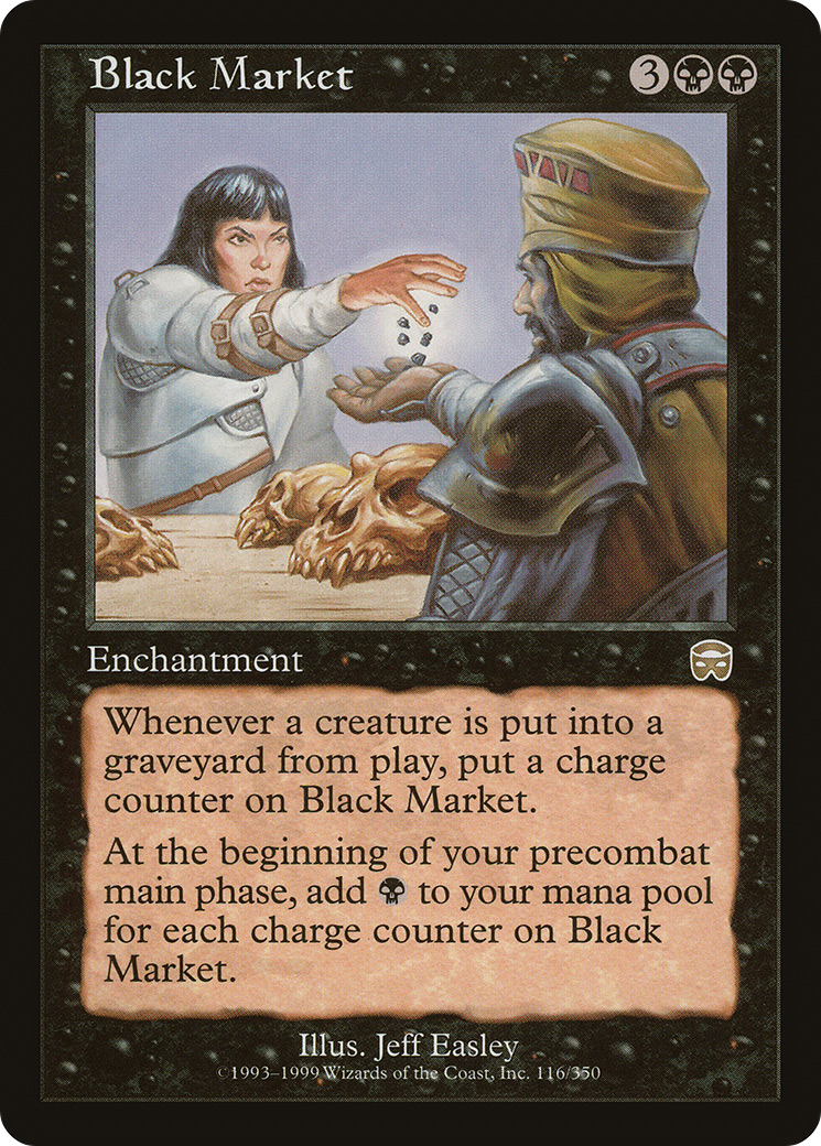 Image of Black Market (MMQ-116) - Mercadian Masques Foil